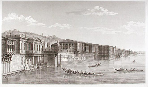 Pintura de Melling, do livro "Voyage pittoresque de Constantinople et des rives du Bosphore"